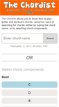 Mobile Screenshot of chordist.com